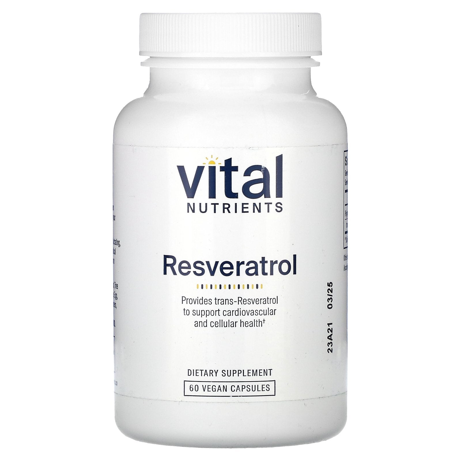 Vital Nutrients, Resveratrol, 60 Vegan Capsules