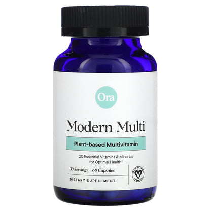 Ora, Modern Multi, Plant-Based Multivitamin, 60 Capsules