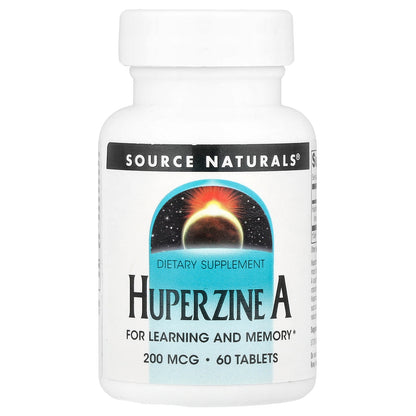 Source Naturals, Huperzine A, 200 mcg , 60 Tablets