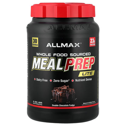ALLMAX, Meal Prep™ Lite, Double Chocolate Fudge, 2.32 lbs (1,054 g)