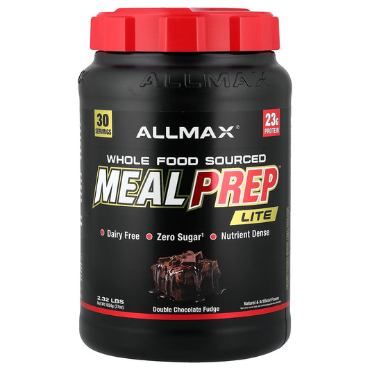 ALLMAX, Meal Prep™ Lite, Double Chocolate Fudge, 2.32 lbs (1,054 g)