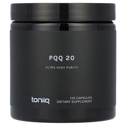 Toniiq, PQQ 20, 120 Capsules (20 mg per Capsule)