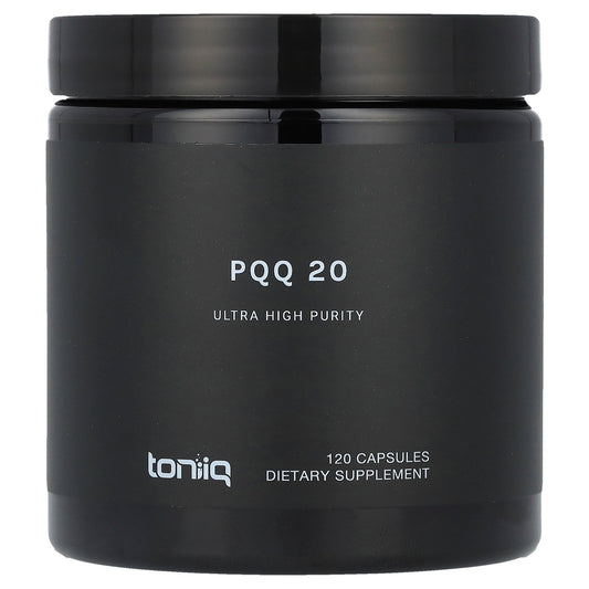 Toniiq, PQQ 20, 120 Capsules (20 mg per Capsule)