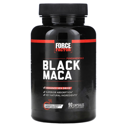 Force Factor, Fundamentals, Black Maca, 90 Capsules