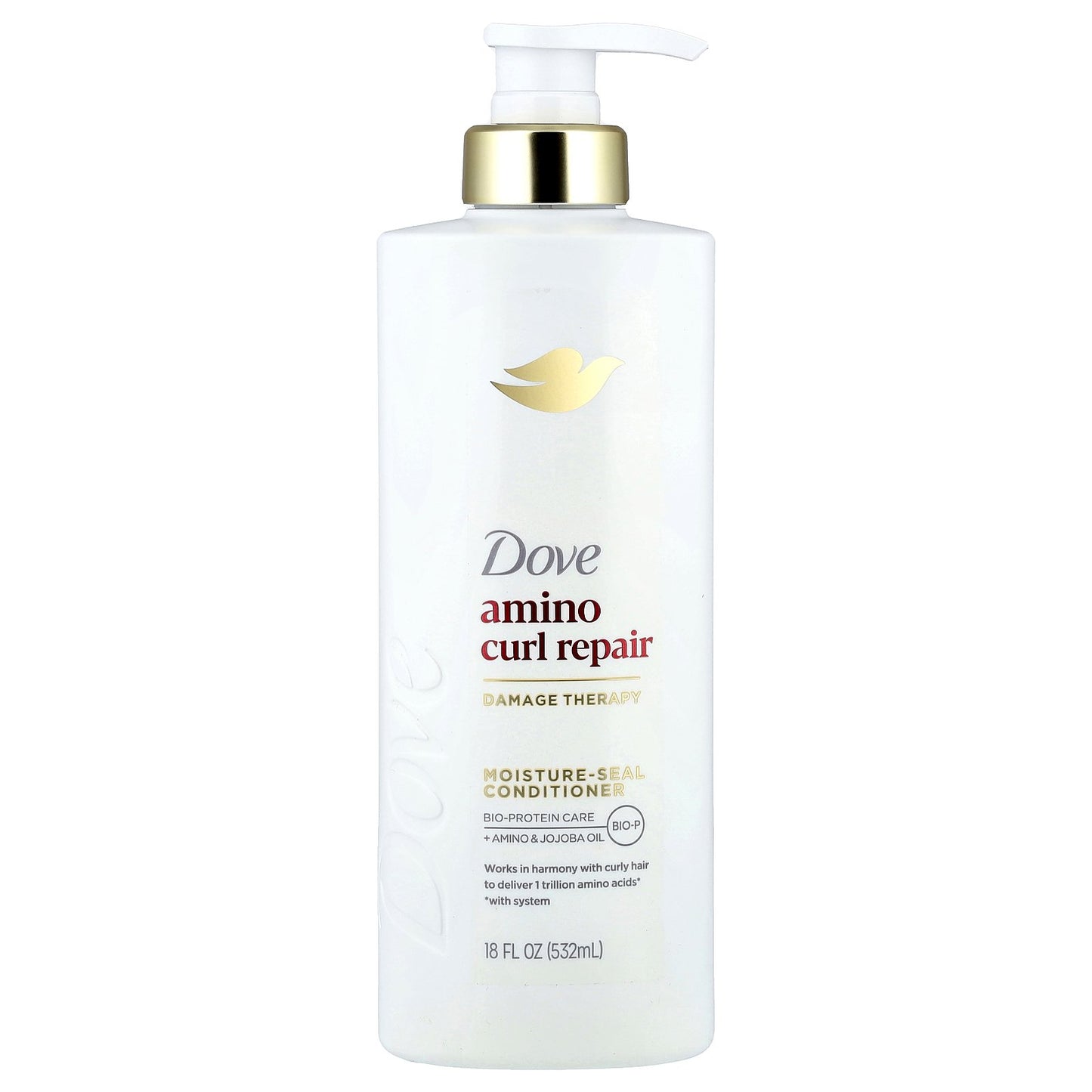 Dove, Amino Curl Repair, Moisture-Seal Conditioner, For Curly, Coily Hair Types, 18 fl oz (532 ml)