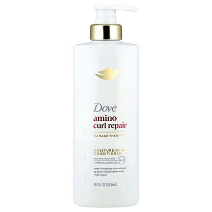 Dove, Amino Curl Repair, Moisture-Seal Conditioner, For Curly, Coily Hair Types, 18 fl oz (532 ml)