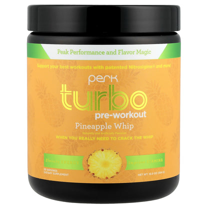 Perk Energy, Turbo, Pre-Workout, Pineapple Whip, 10.9 oz (304 g)
