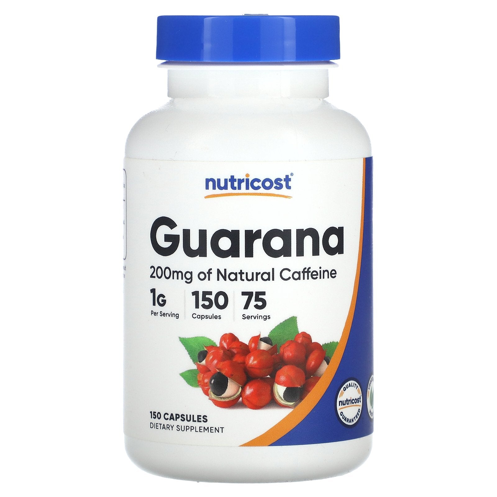 Nutricost, Guarana, 150 Capsules (500 mg per Capsule)