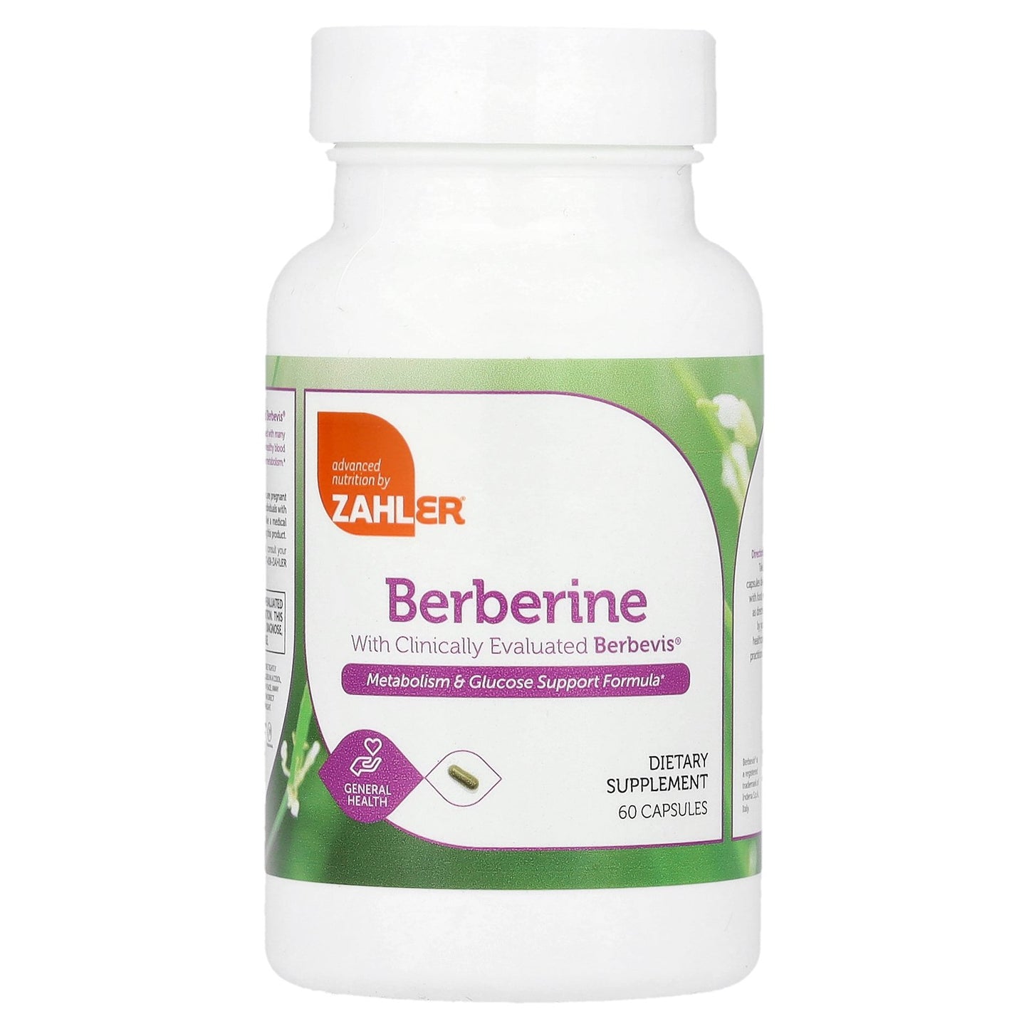 Zahler, Berberine, 60 Capsules