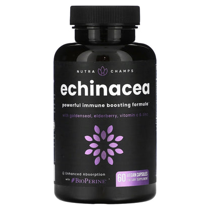 NutraChamps, Echinacea, 60 Vegan Capsules