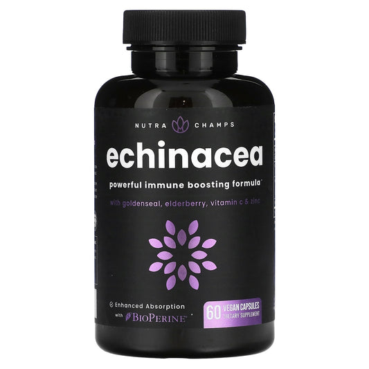 NutraChamps, Echinacea, 60 Vegan Capsules