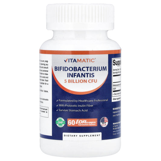 Vitamatic, Bifidobacterium Infantis,  60 DRcaps® Hypromellose Capsules