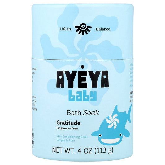 Ayeya, Baby, Bath Soak, Fragrance-Free, 4 oz (113 g)