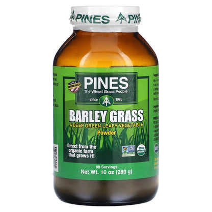 Pines International, Barley Grass Powder, 10 oz (280 g)