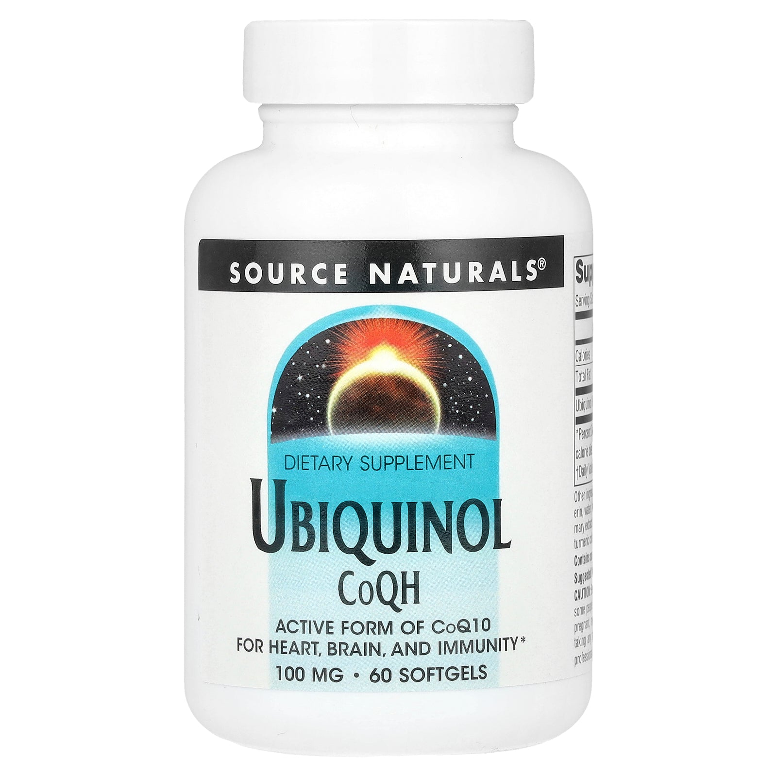 Source Naturals, Ubiquinol CoQH, 100 mg, 60 Softgels