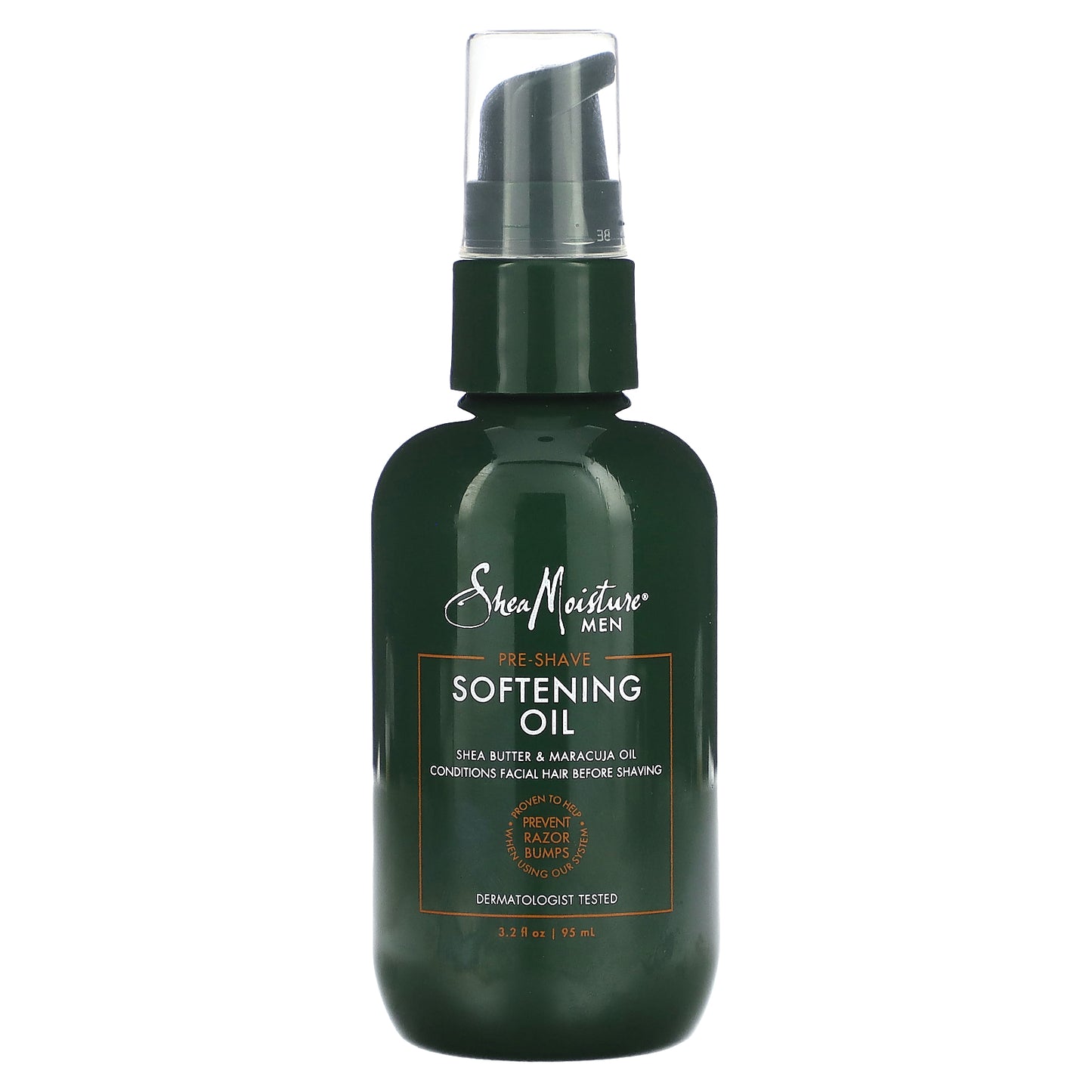 SheaMoisture, Men, Pre-Shave Softening Oil, Shea Butter & Maracuja Oil, 3.2 fl oz (95 ml)