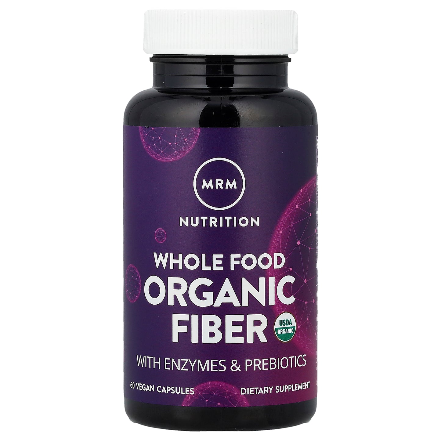 MRM Nutrition, Whole Food Organic Fiber, 60 Vegan Capsules