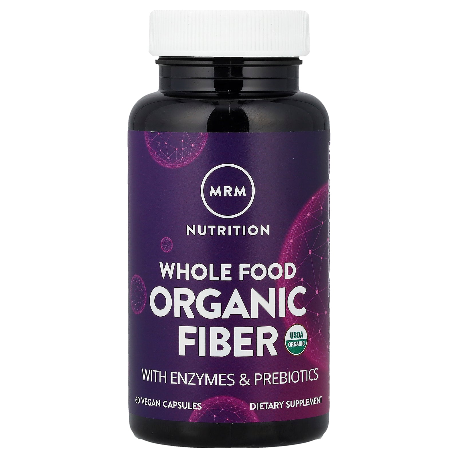 MRM Nutrition, Whole Food Organic Fiber, 60 Vegan Capsules