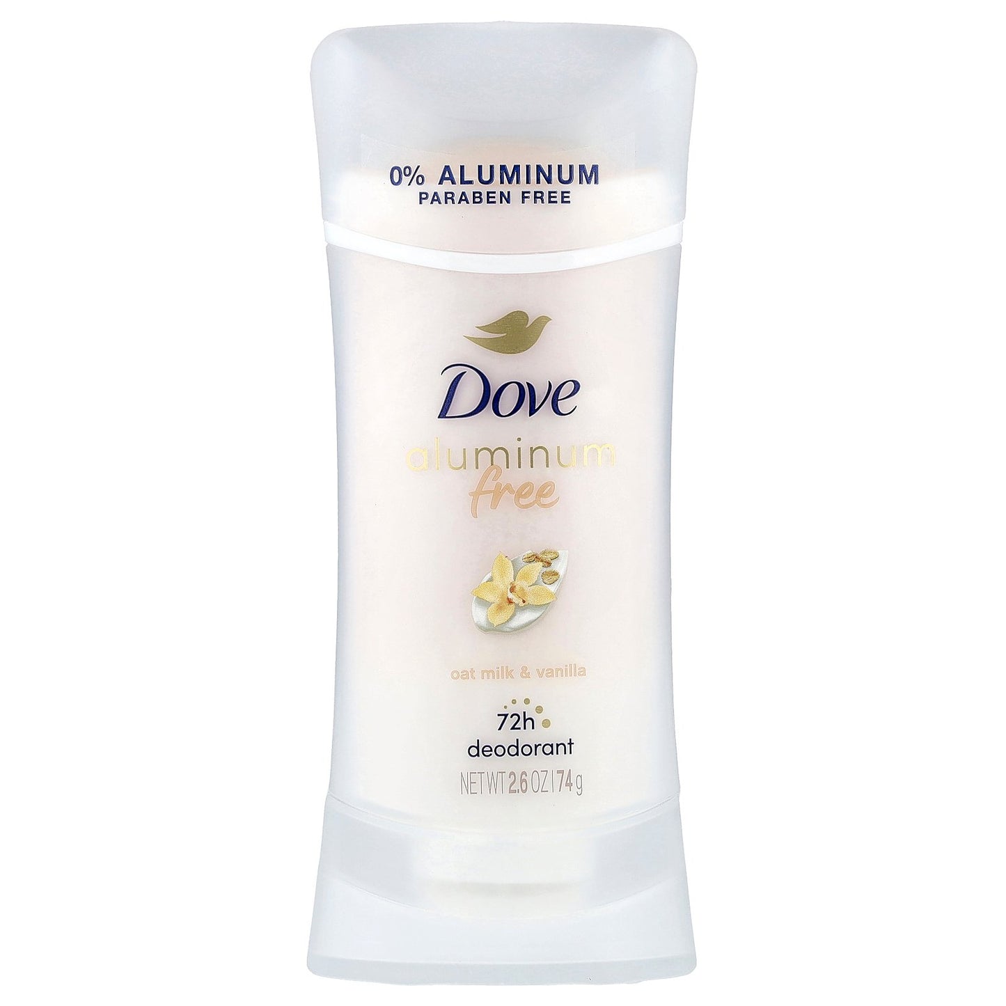 Dove, Aluminum Free Deodorant, Oat Milk & Vanilla, 2.6 oz (74 g)