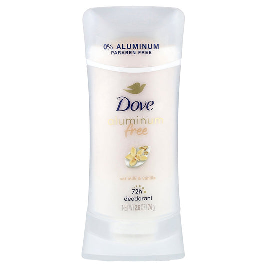 Dove, Aluminum Free Deodorant, Oat Milk & Vanilla, 2.6 oz (74 g)