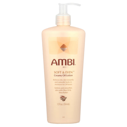 AMBI, Soft & Even™ Creamy Oil Lotion, 12 fl oz (354 ml)