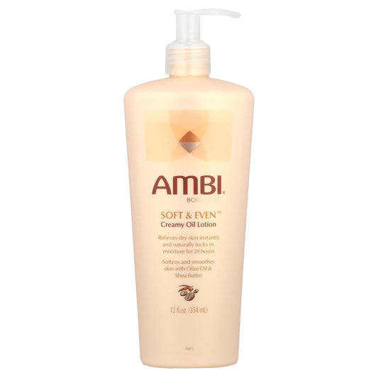 AMBI, Soft & Even™ Creamy Oil Lotion, 12 fl oz (354 ml)