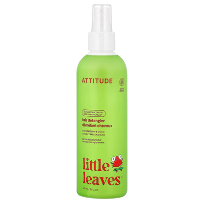 ATTITUDE, Little Leaves™, Hair Detangler, Watermelon & Coco, 8 fl oz (240 ml)