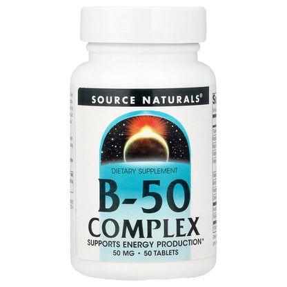 Source Naturals, B-50 Complex, 50 Tablets