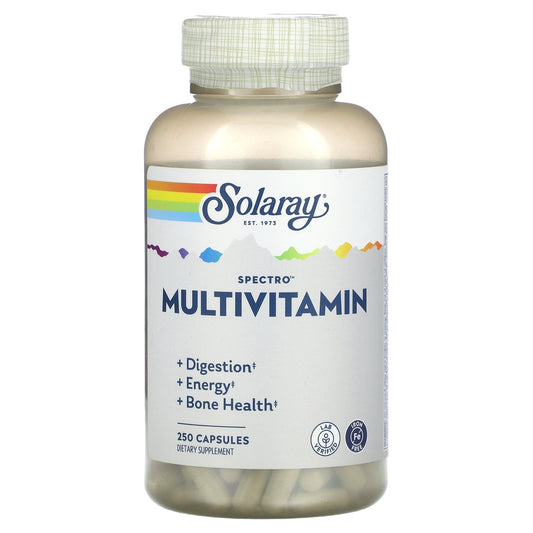 Solaray, Spectro Multivitamin, Iron Free, 250 Capsules