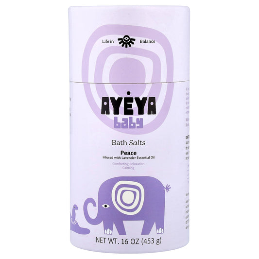 Ayeya, Baby, Bath Salts, Lavender, 16 oz (453 g)
