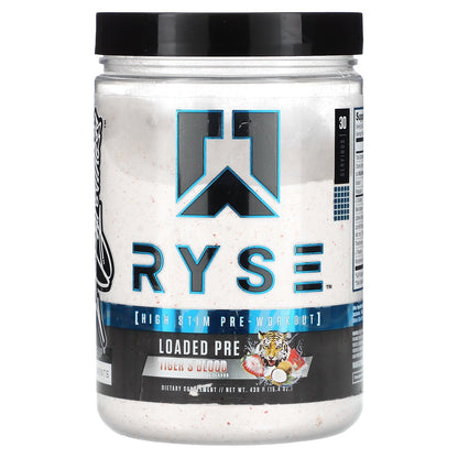 RYSE, Loaded Pre, Tiger's Blood, 15.4 oz (438 g)