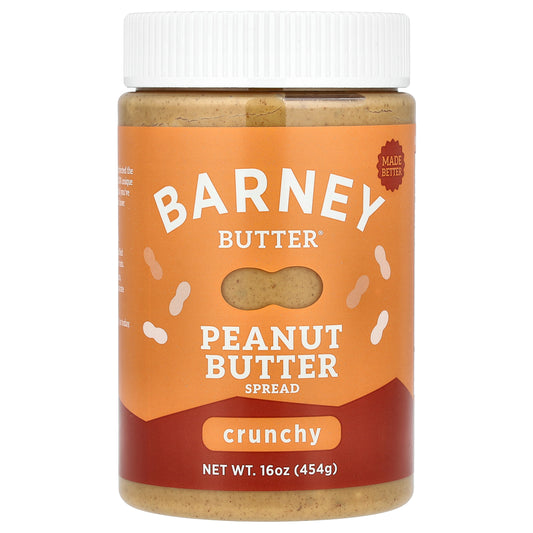 Barney Butter, Peanut Butter Spread, Crunchy, 16 oz (454 g)