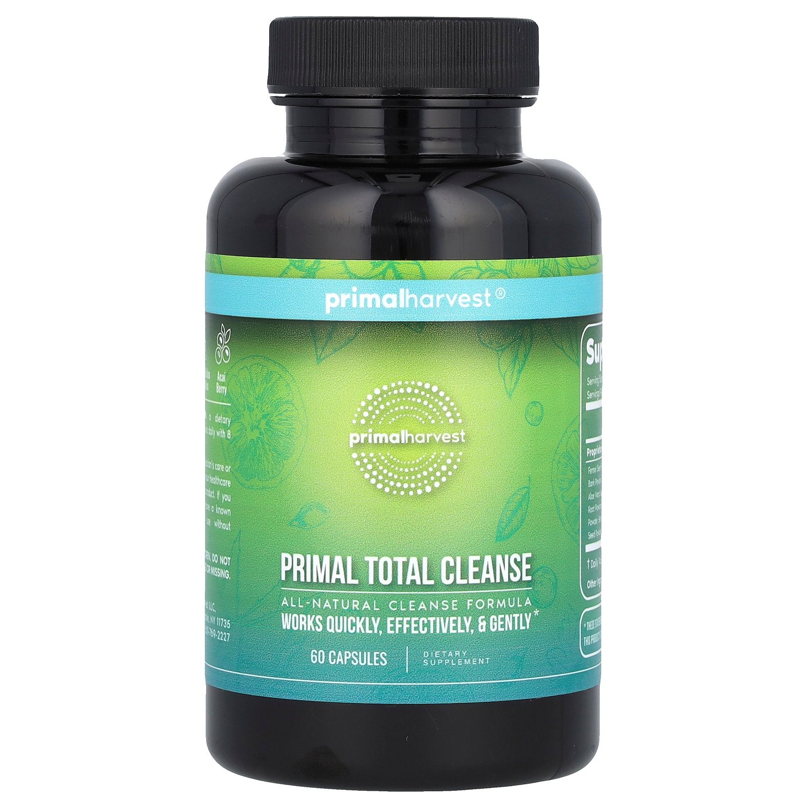 Primal Harvest, Primal Total Cleanse, 60 Capsules