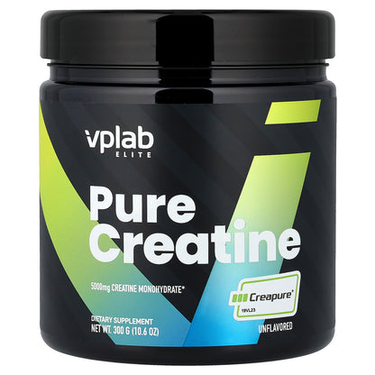 VPLab , Pure Creatine, Unflavored, 10.6 oz (300 g)