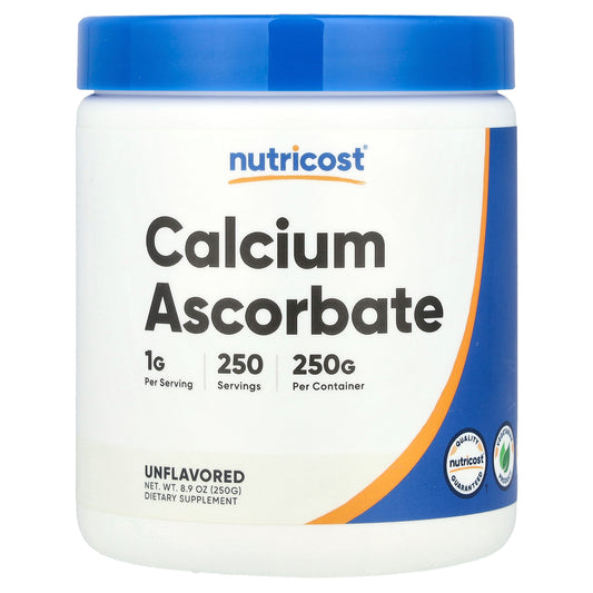 Nutricost, Calcium Ascorbate, Unflavored, 8.9 oz (250 g)