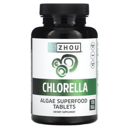 Zhou Nutrition, Chlorella, 120 Tablets