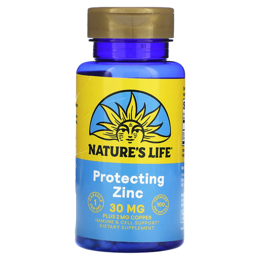 Nature's Life, Zinc, 100 Capsules