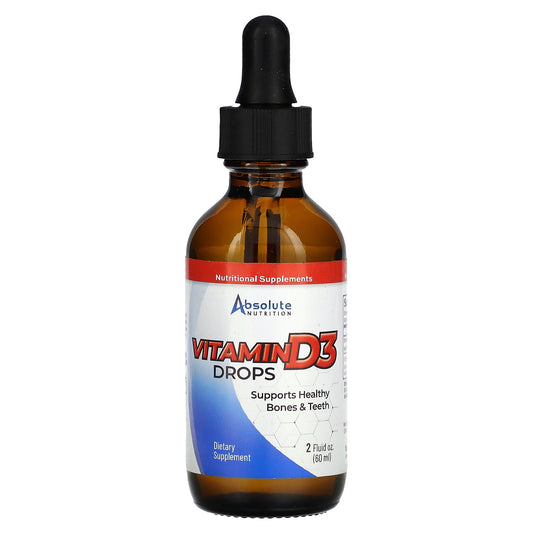 Absolute Nutrition, Vitamin D3 Drops, 5,000 IU, 2 fl oz (60 ml)