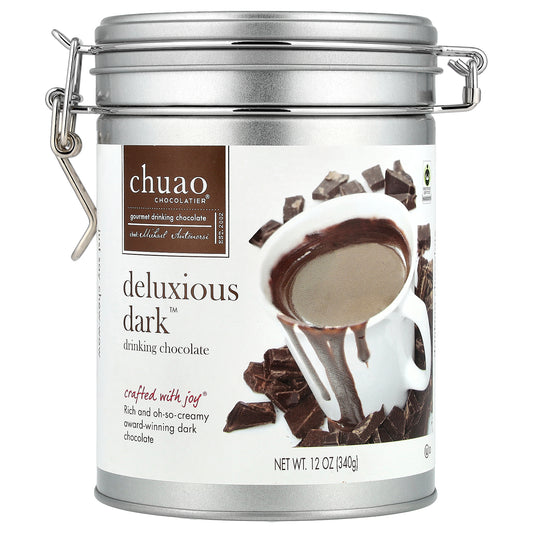 Chuao Chocolatier, Drinking Chocolate, Deluxious Dark™, 12 oz (340 g)