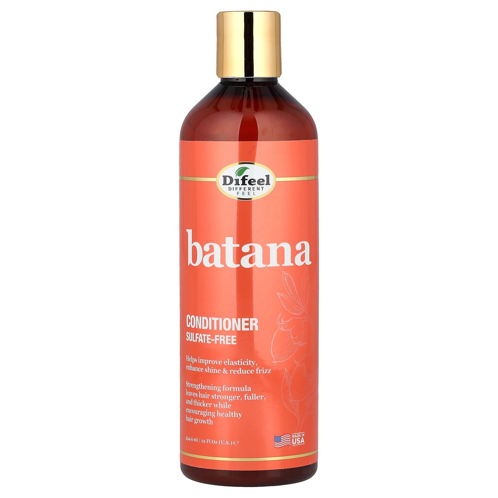 Difeel, Batana Conditioner, Sulfate-Free, 12 fl oz (354.9 ml)