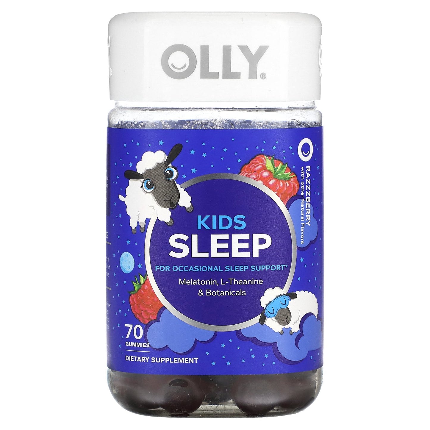 OLLY, Kids Sleep Gummies, Razzzberry, 70 Gummies