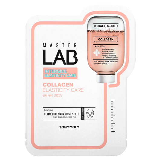 TonyMoly, Master Lab, Collagen Elasticity Care Beauty Mask, 1 Sheet, 0.67 oz (19 g)