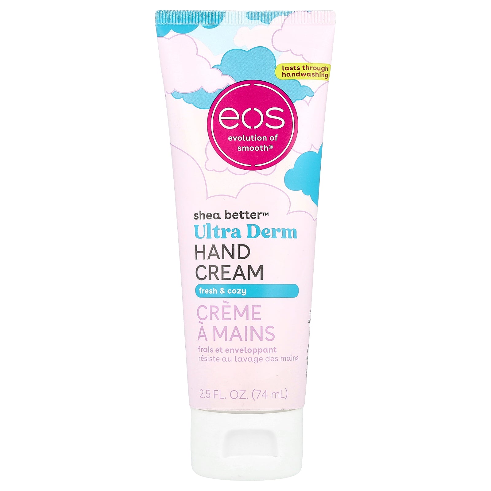 EOS, Shea Better™, Ultra Derm Hand Cream, Fresh & Cozy, 2.5 fl oz (74 ml)