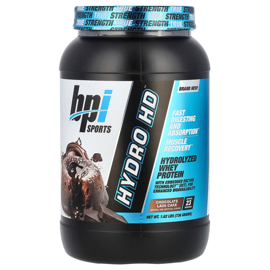 BPI Sports, Hydro HD™, Hydrolyzed Whey Protein, Chocolate Lava Cake, 1.62 lbs (736 g)