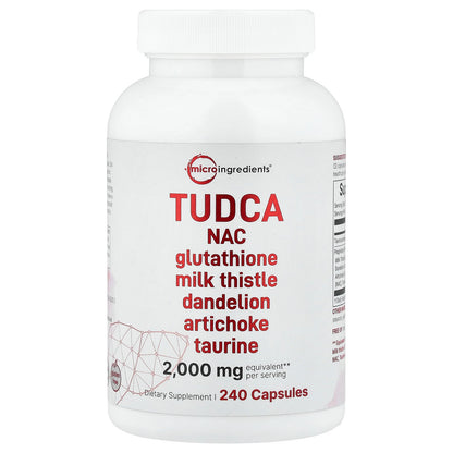 Micro Ingredients, TUDCA, 240 Capsules