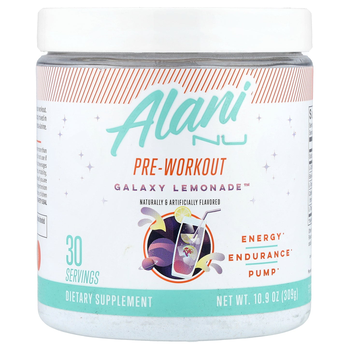 Alani Nu, Pre-Workout, Galaxy Lemonade™, 10.9 oz (309 g)