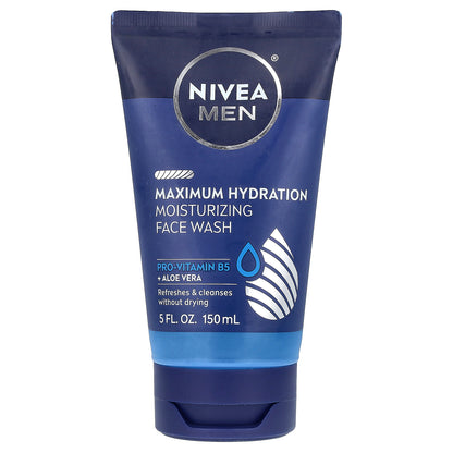 Nivea, Men, Maximum Hydration Moisturizing Face Wash, 5 fl oz (150 ml)