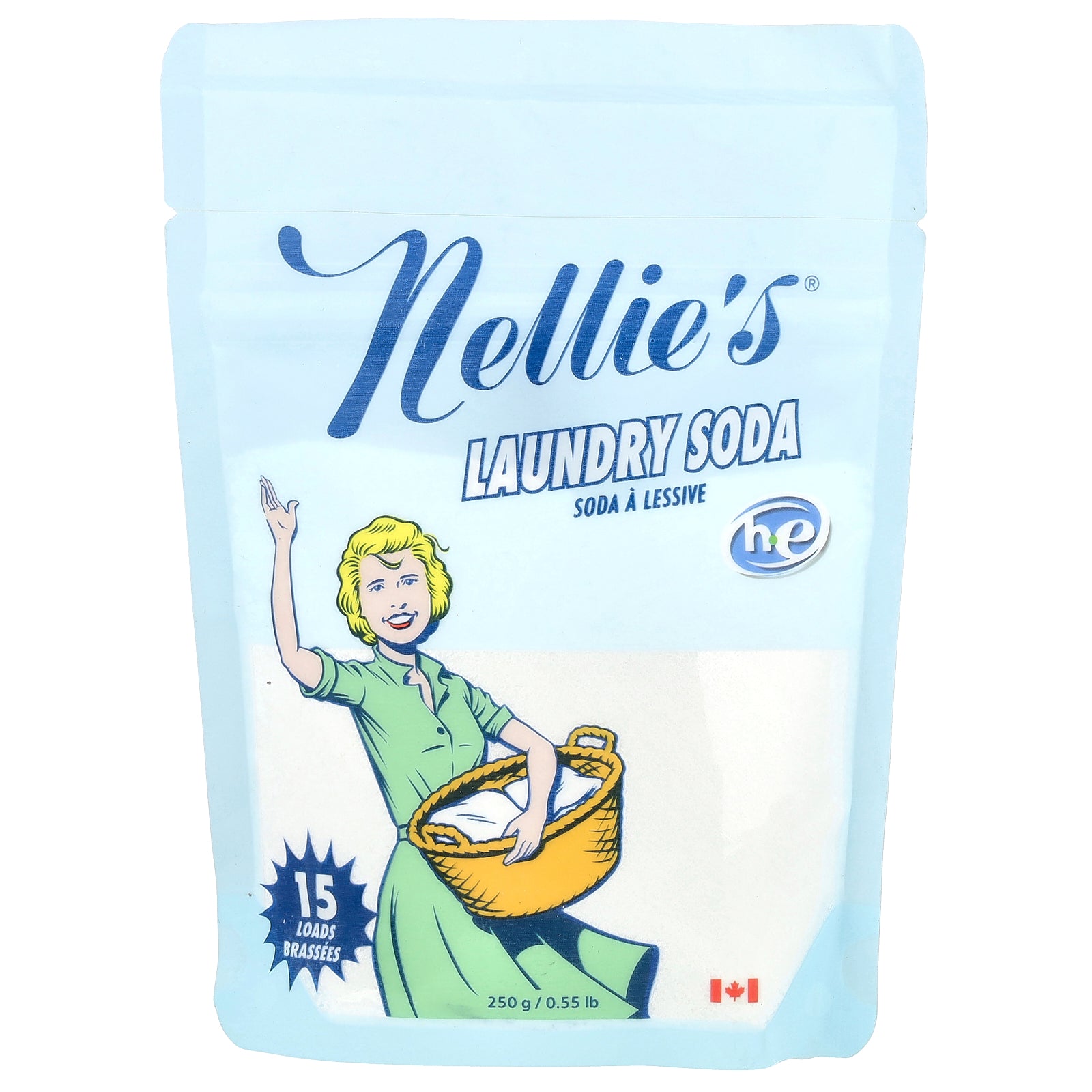 Nellie's, Laundry Soda, 0.55 lb (250 g)