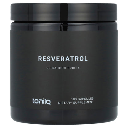 Toniiq, Resveratrol, 600 mg, 180 Capsules (300 mg Per Capsule)