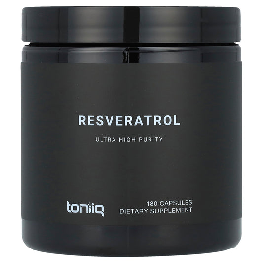 Toniiq, Resveratrol, 600 mg, 180 Capsules (300 mg Per Capsule)